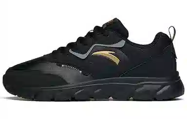 Anta Running Shoes Black Grey Gold