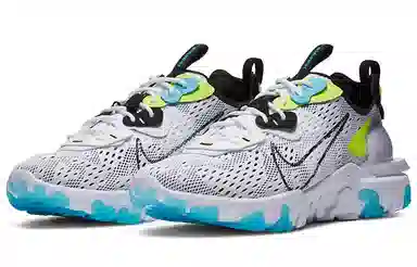 Nike React Vision Grey Blue Yellow
