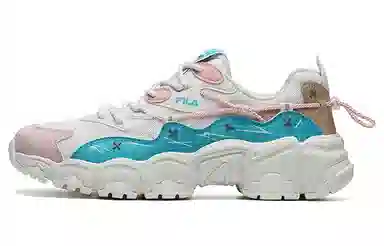 Pepe Shimada x Fila Low Dad Sneakers White Blue