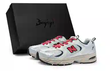 New Balance 530 Grey Silver Red