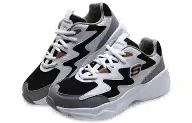 Skechers D'LITES Airy Black White