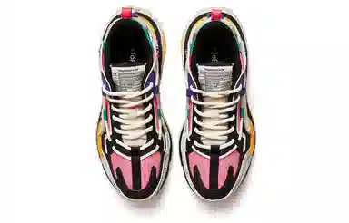 Xtep Mecha Series Dad Shoes Women Beige Black Red