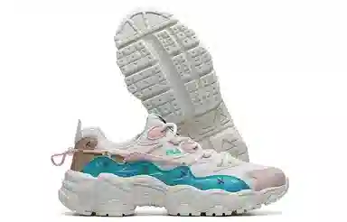 Pepe Shimada x Fila Low Dad Sneakers White Blue