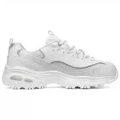 Skechers D'LITES 1.0 10th Anniversary Diamond Edition White Silver