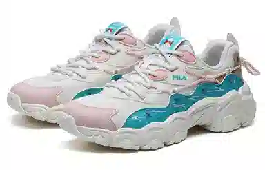 Pepe Shimada x Fila Low Dad Sneakers White Blue