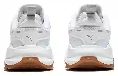 PUMA Running Shoes White Brown