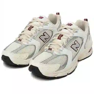 New Balance 530 White Silver Red