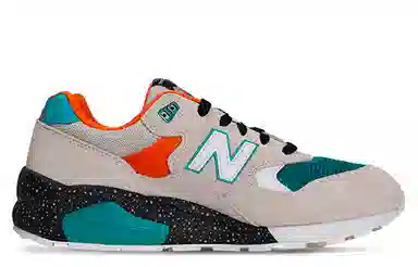 New Balance 580 Orange Green