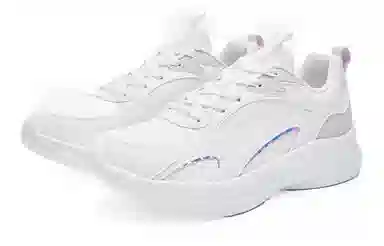 乔丹 运动舒适减震防滑耐磨 低帮 休闲跑步鞋 女款 白紫