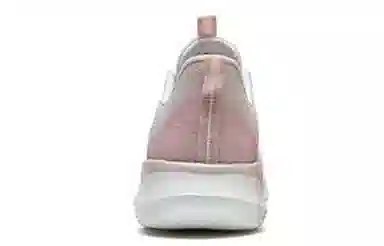 特步 柔立方 织物 减震透气轻便耐磨防滑 低帮 跑步鞋 女款 棕粉色