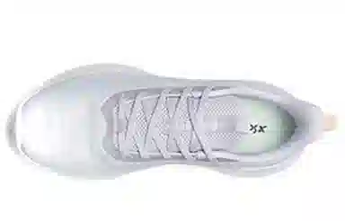 特步 柔立方 织物 减震透气轻便耐磨防滑 低帮 跑步鞋 女款 淡紫色