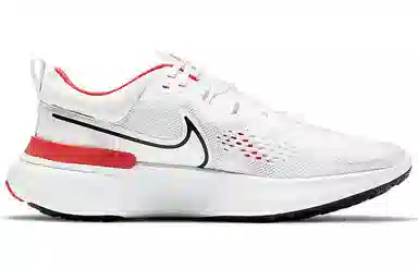 Nike React Miler 2 White Red Black