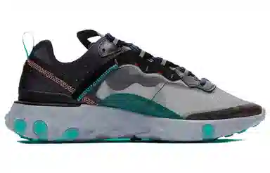 Nike React Element 87 Black Neptune Green