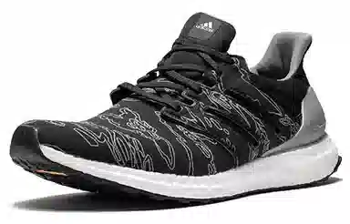 UNDEFEATED x adidas Low Top Running Shoes Black Camo