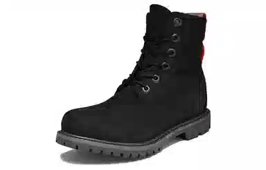 Timberland 6 Inch Black Wide
