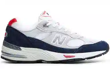 New Balance 991 White Blue