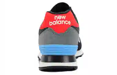 New Balance 574 Black Red