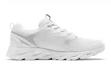 特步 刀锋 防滑耐磨 低帮 跑步鞋 女款 白色