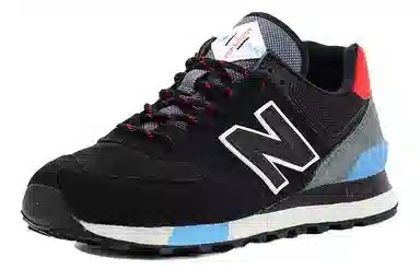 New Balance 574 Black Red