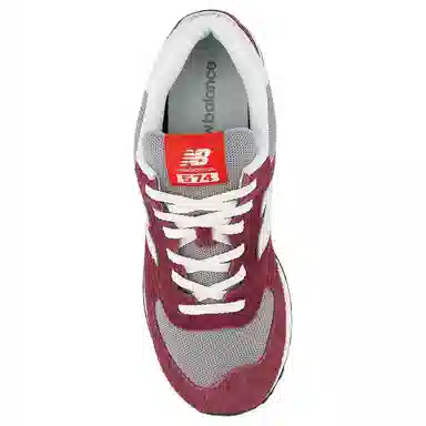 New Balance 574 Burgundy Green