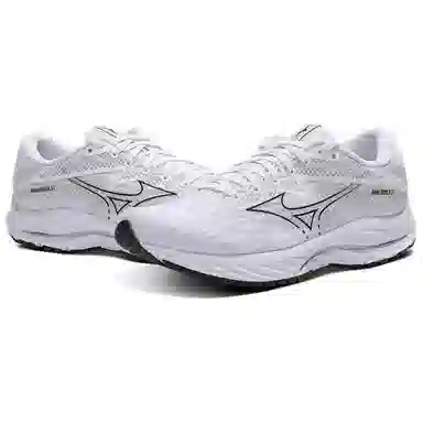 Mizuno Wave Rider 27 White Grey