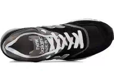 New Balance 997 Black Grey D Width