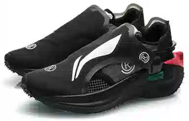 LiNing 游侠 Paris Fashion Week Low Running Shoes Men's Black