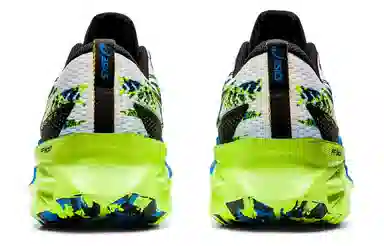 Asics Novablast 2 White Fluorescent Green
