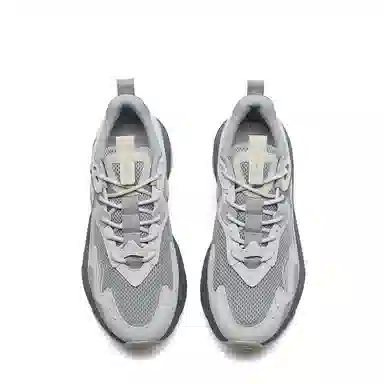 特步 洄游 厚底 复古 潮流 增高 低帮 生活休闲鞋 男款 鸽子灰/素雅灰