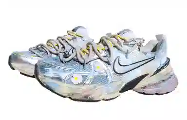 Nike V2K Run Yellow White