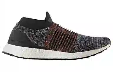 adidas Ultraboost Laceless Mid Black White Orange