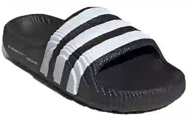 adidas Adilette 22 Black White