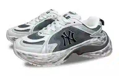 MLB New York Yankees Low Top Sneakers Gray