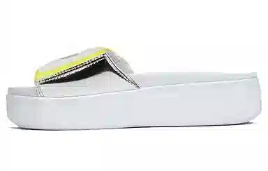 PUMA Platform Slide White