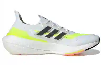 adidas Ultraboost 21 Fluorescent Yellow White