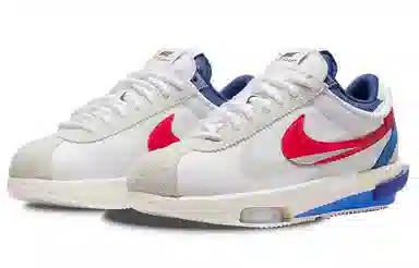 Sacai x Nike Cortez SP "White and University Red"