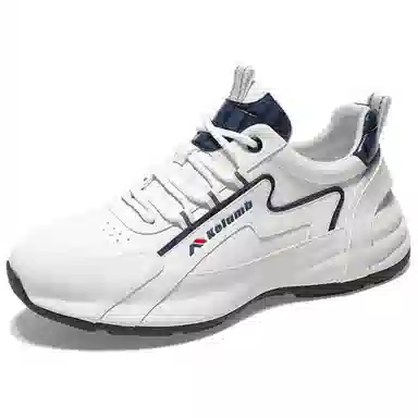 哥仑步 头层牛皮 简约百搭 潮流时尚 减震耐磨防水 低帮 生活休闲鞋 男款