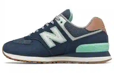 New Balance 574 Blue White Green