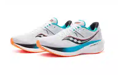 Saucony Triumph 20 White Blue Orange