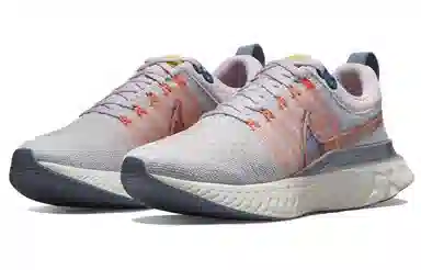 Nike React Infinity Run Flyknit 2 Grey Pink