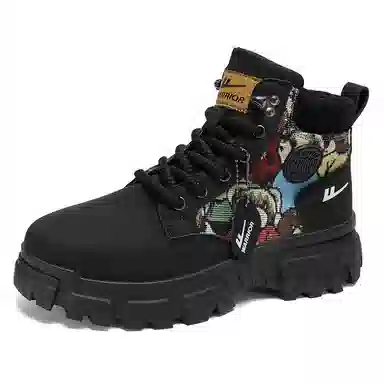 Warrior Martin Boots Black