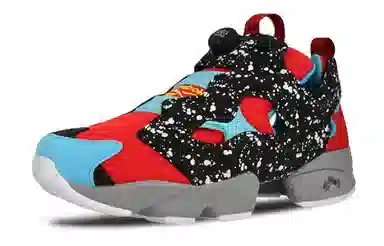 Reebok Instapump Fury Black Red Blue