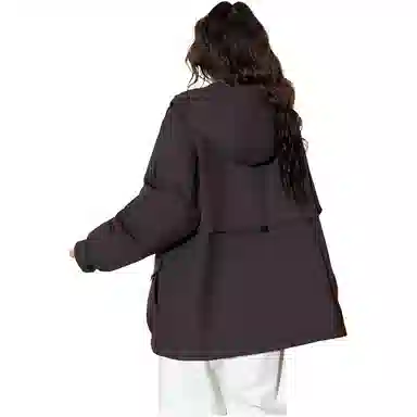 法文箱子 休闲时尚百搭棉服 女款 黑色