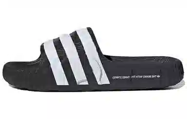 adidas Adilette 22 Black White
