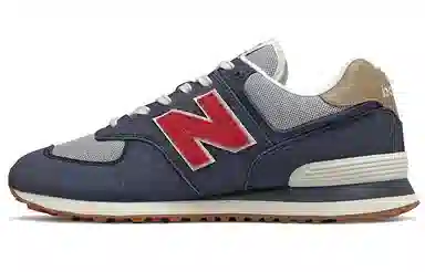 New Balance 574 Night Blue Red