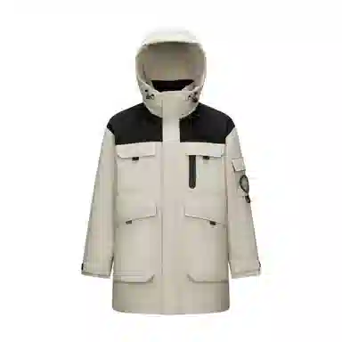 森马 防雨防风发热工装羽绒服 男款