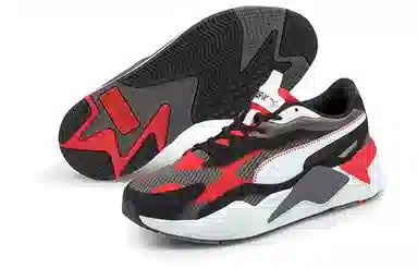 Puma Rs-x³ Twill Air Mesh Black White Red