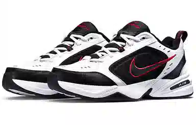 Nike Air Monarch 4 Black White Red