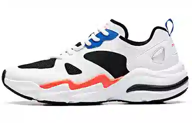 Anta Lifestyle Retro Running Shoes White Black Red