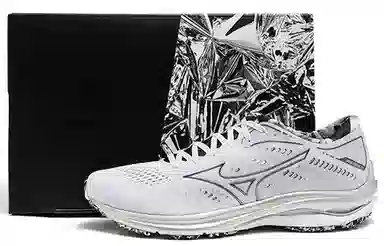 Mizuno Wave Rider 25 White Grey